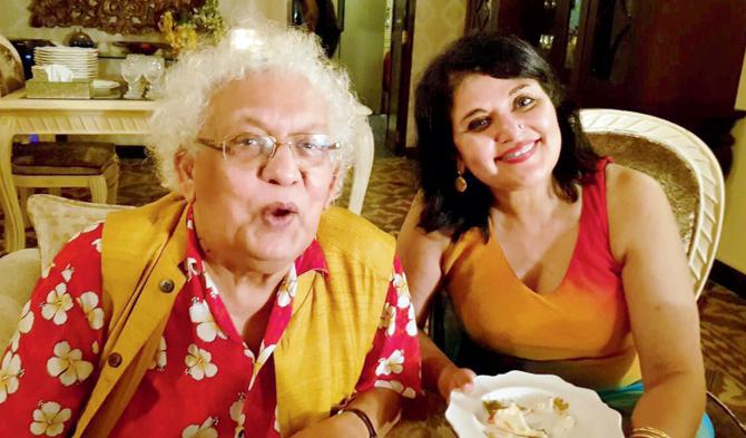 Lord Meghnad Desai with his wife Keshwar