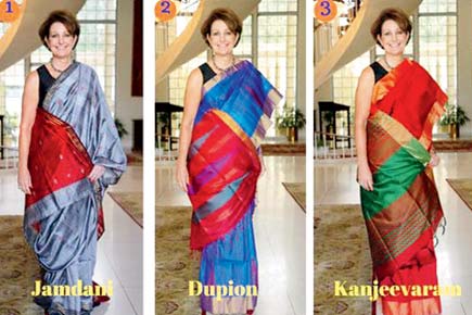 American envoy uses Twitter to decide saree for Independence Day