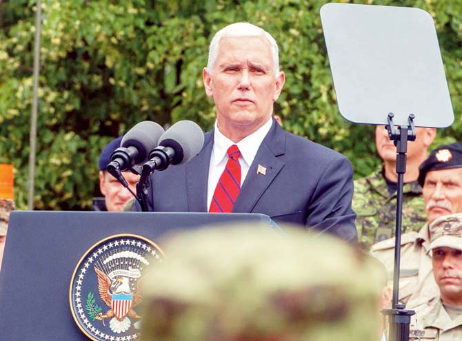 Mike Pence. Pic/AFP