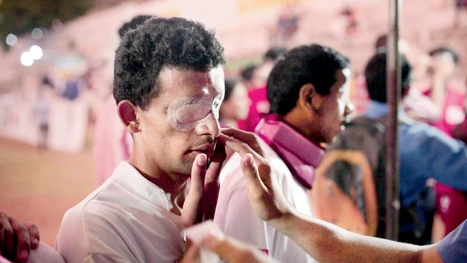 Dehradun team captain Pankaj Rana preps before the final match