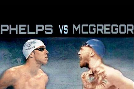 Swimmer Michael Phelps challenges McGregor to a swimming race