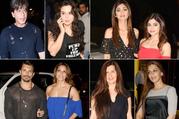  Photos: SRK, Preity Zinta, Bipasha Basu, Shilpa Shetty at birthday bash