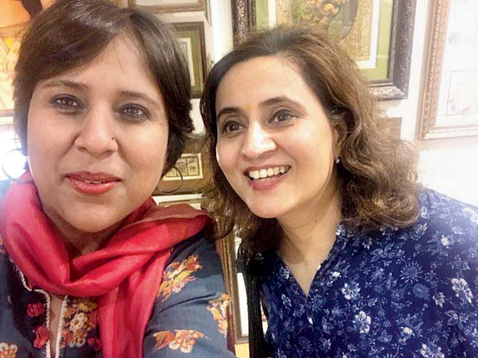 Barkha Dutt and Sagarika Ghose