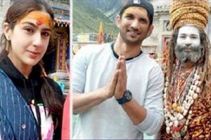 Watch: Sara Ali Khan, Sushant Singh Rajput visit Kedarnath temple
