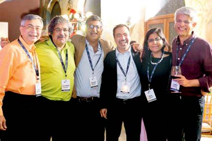Head honchos from PricewaterhouseCoopers meet for some laughter and nostalgia