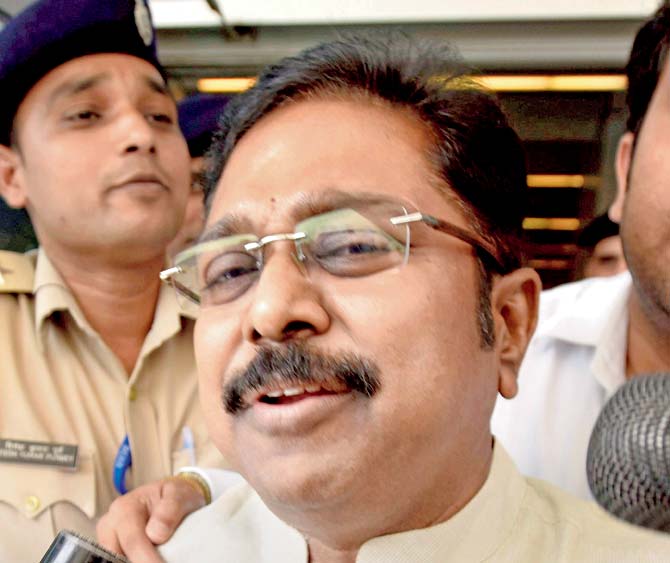 The MLAs are supporting sidelined deputy general secretary T T V Dhinakaran