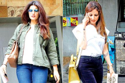 Spotted: Twinkle Khanna and Sussanne Khan in Bandra
