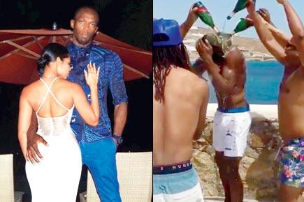 Usain Bolt's wild b'day bash with girlfriend Kasi Bennett, friends and champagne