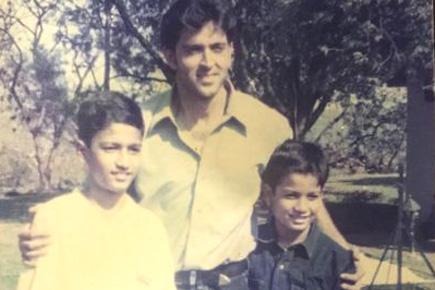 Can you recognise the actor with Hrithik Roshan in this childhood photo?