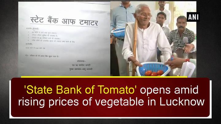 'State Bank of Tomato' opens amid rising prices of vegetable in Lucknow