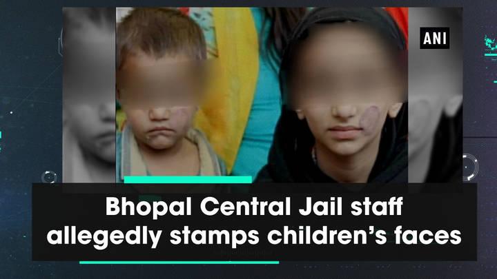Bhopal Central Jail staff allegedly stamps childrens' faces