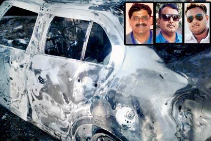 Pune: 3 chemists burn to death after car hits road divider