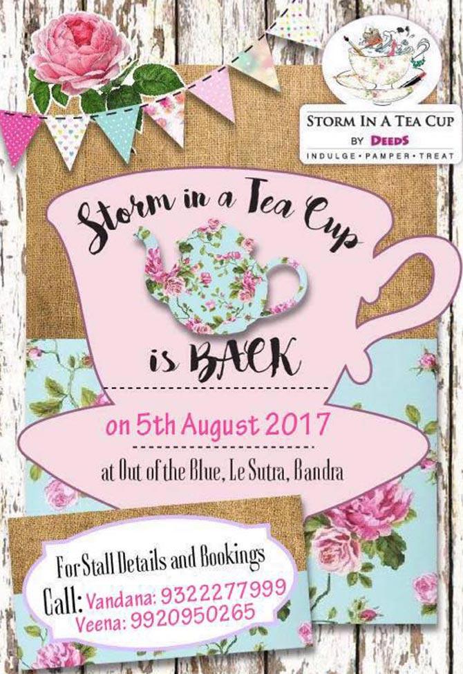 Storm In a Teacup, charity popup fashion and lifestyle exhibition on Aug 5