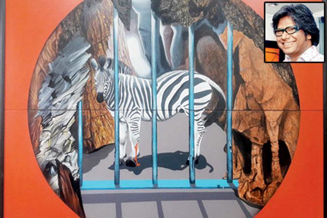Mumbai double murder accused Chintan Upadhyay paints his pain on canvas