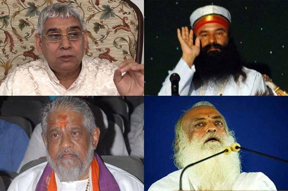 Godmen who courted controversy