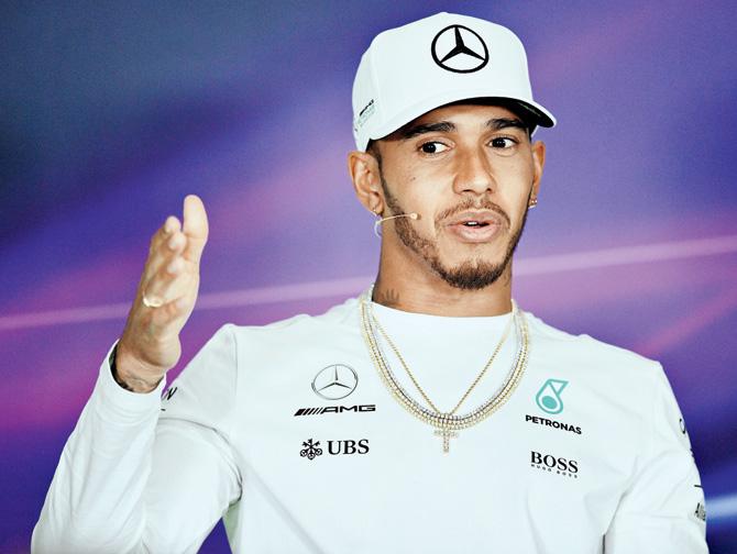 Britain and Mercedes driver Lewis Hamilton. Pic/Getty Images