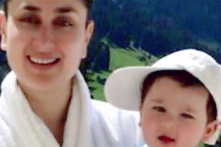 This photo of Kareena Kapoor Khan in bathrobe with Taimur is going viral