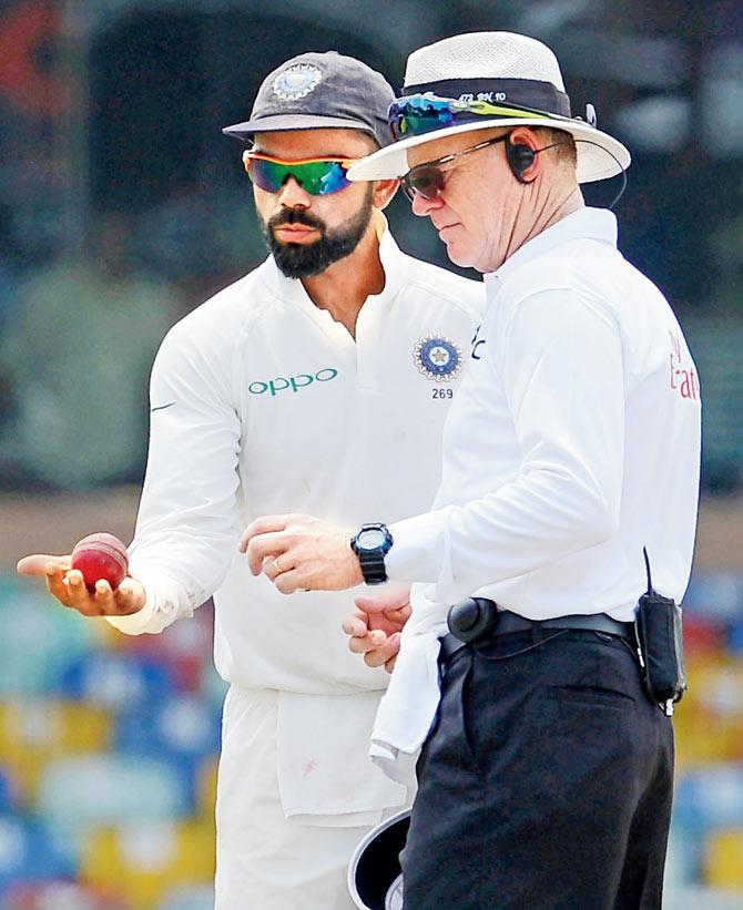 Virat Kohli not only ensures Team India shines but the balls too