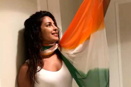 Priyanka Chopra shamed for not wearing sari, 'insulting' national flag