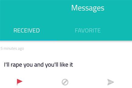 'I will rape you and you will like it', girl gets chilling message on Sarahah