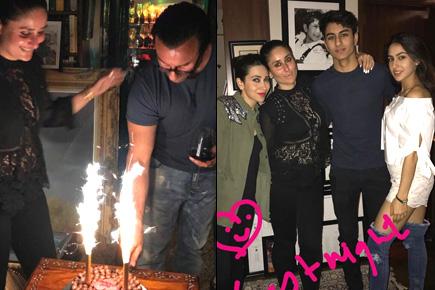 Inside Photos! Sara, Ibrahim, Kareena celebrate Saif Ali Khan's birthday