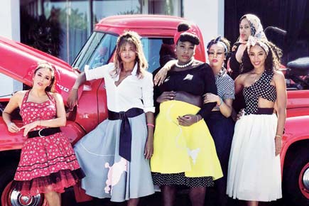 Serena Williams gets a 1950s-themed baby shower