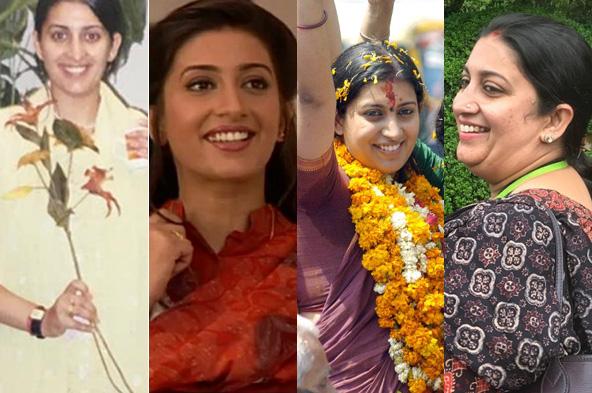 Then and Now: Smriti Irani