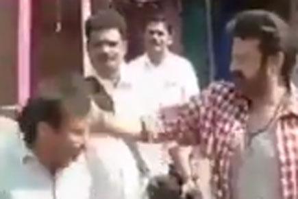 Leaked video of actor Balakrishna slapping assistant goes viral