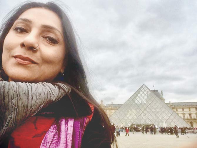 Aarti Surendranath at the Louvre