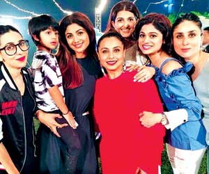 Why is Rani Mukerji's daughter Adira missing from her birthday party pictures?