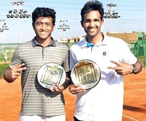 Aryan Goveas, Arjun Kadhe pair clinch second consecutive Tennis doubles crown