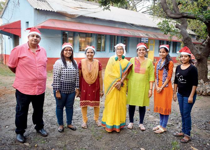 Staff members of NGO Bal Asha Trust. Pics/ Ashish Rane  