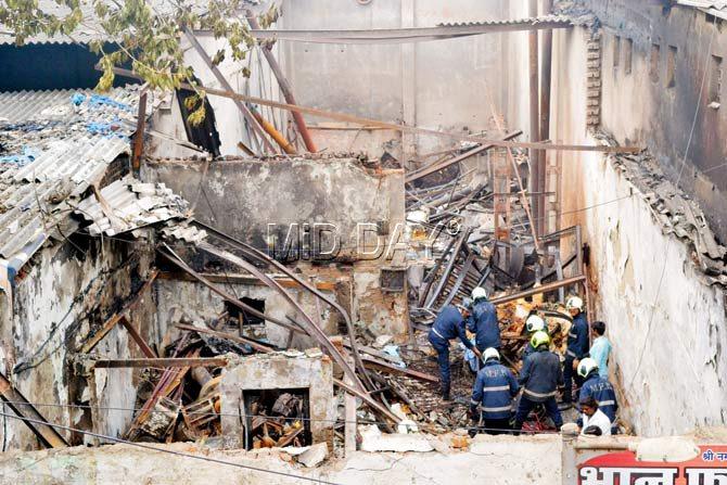 It is suspected that the 12 deceased got trapped on an illegal loft, which subsequently collapsed in the fire