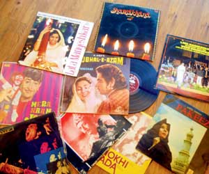 Grab classic vinyl records at a clearance sale in Mahim
