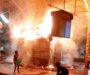 Bandra railway station fire: Alert staff save heritage station