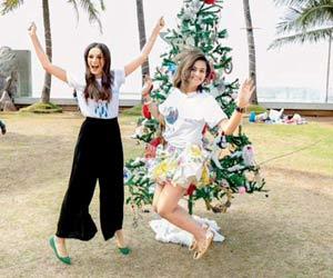 Evelyn Sharma and Shweta Rohira host a Christmas garage sale