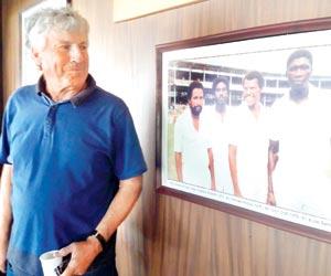 John Wright hunting for IPL talent during Ranji Trophy match in Nagpur