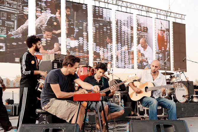Kefaya performing live