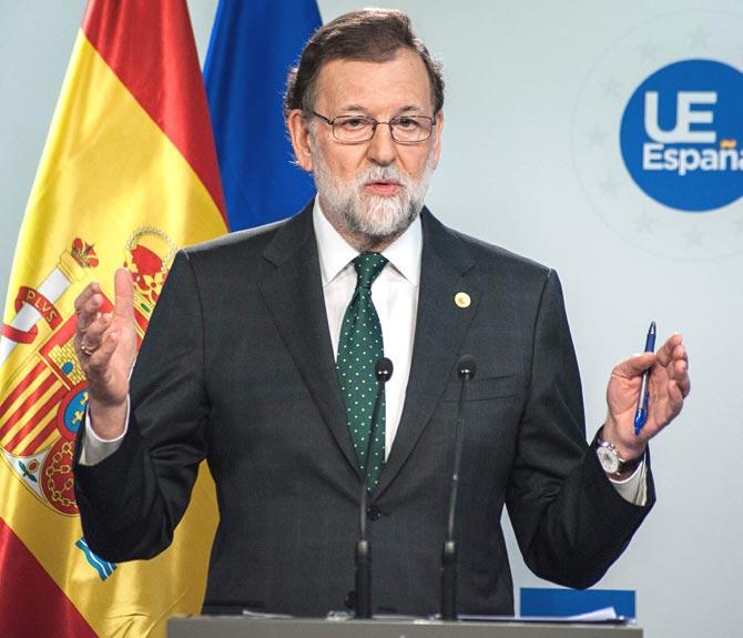 Prime Minister Mariano Rajoy. Pic/AFP