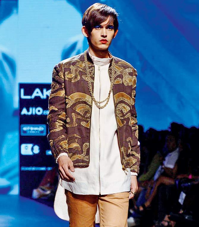 At designer Narendra Kumar’s show held on February 3, boys flaunted make-up, and sported relaxed bomber jackets screen-printed with jungle motifs. Girls wore skinny ties and tailored suits, with faces scrubbed clean of greasepaint. And just like that, Nari turned India’s idea of gender identity on its head.