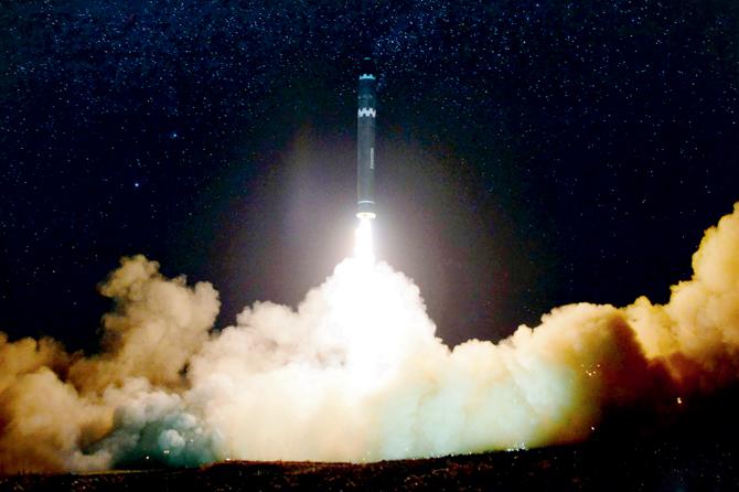 North Korea said it had successfully tested a new type of missile that could reach all of the US mainland