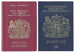 Britain to bring back classic blue-and-gold passport as it leaves EU