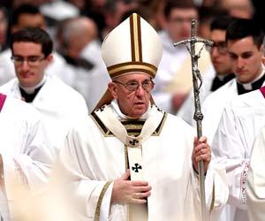 Pope Francis celebrates Christmas Midnight Mass
