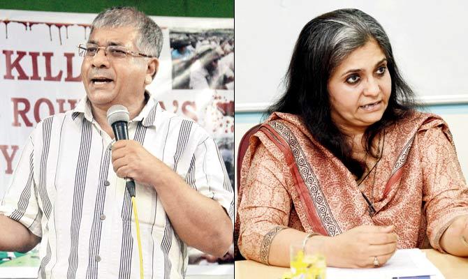 Prakash Ambedkar and activist Teesta Setalvad had been invited to speak on 