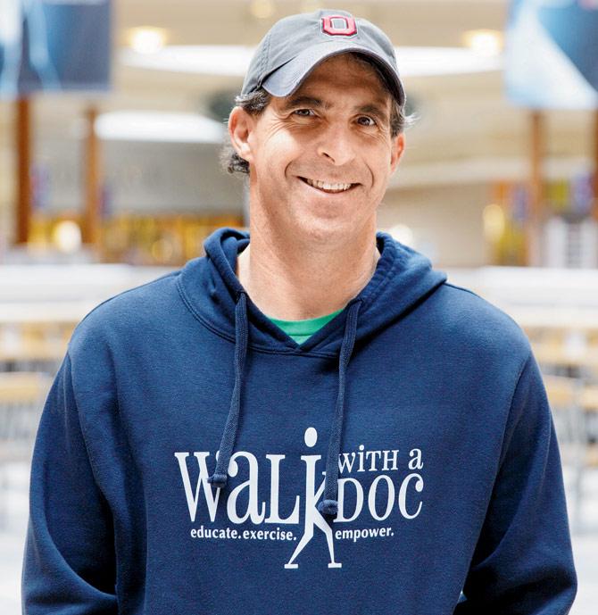 Founder of Walk With A Doc Dr David Sabgir is a cardiologist