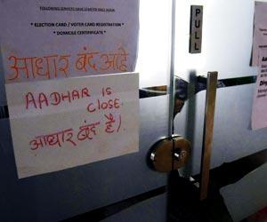 Mumbai: Aadhar card centers shut or unable to cope with sudden rush of people