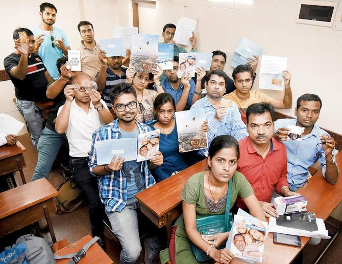 Victims of QNet at an Andheri meeting last year