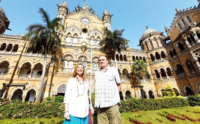 Diana Robertson and her husband visited her great-great-grandfather