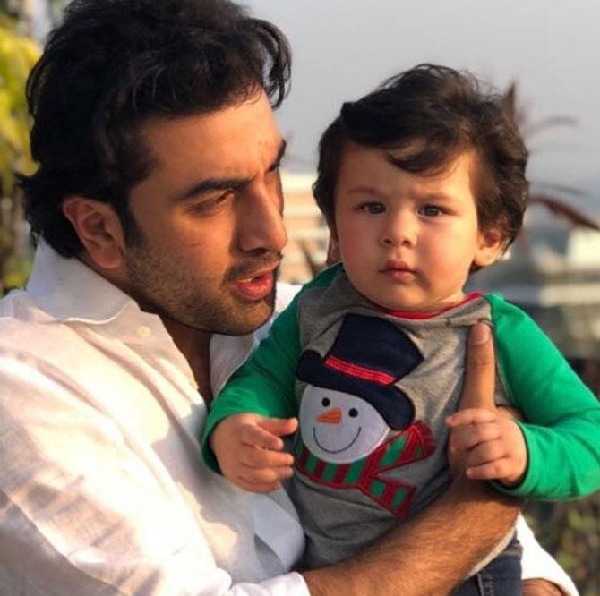 Ranbir Kapoor and Taimur Ali Khan