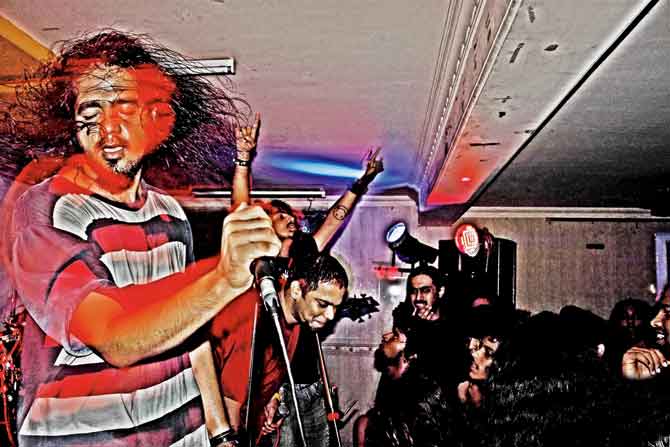 A gig at B69 in Andheri East, which in the post-Razzberry Rhinoceros era, became the venue for indie music, especially metal bands